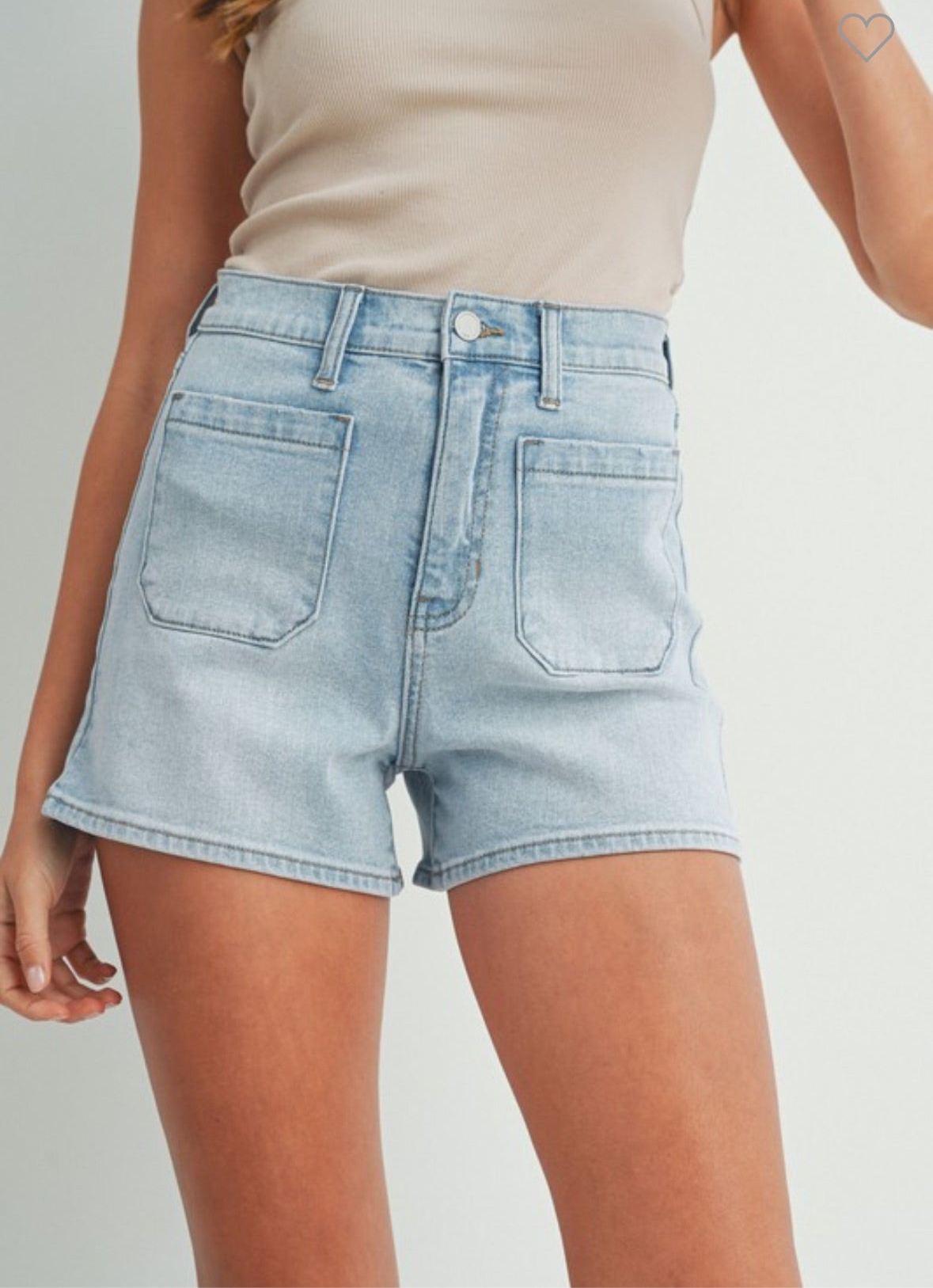 Front Pocket Shorts - light