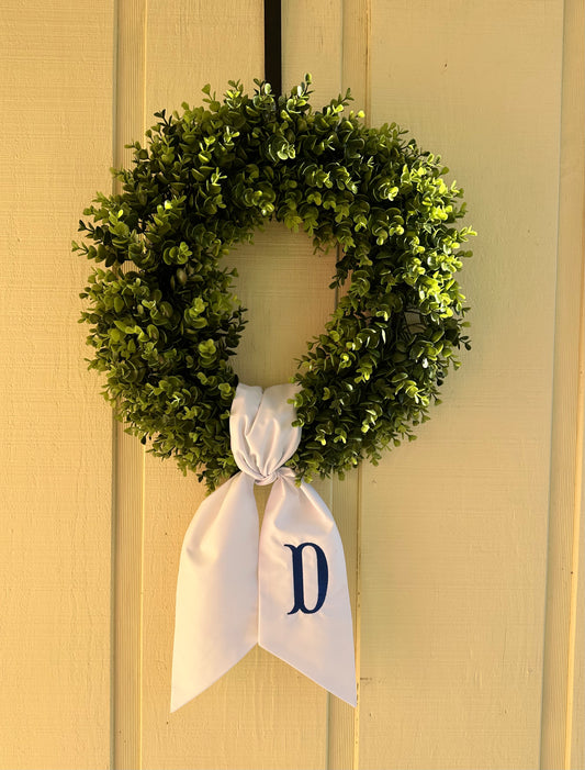 Personalized Wreath Sash